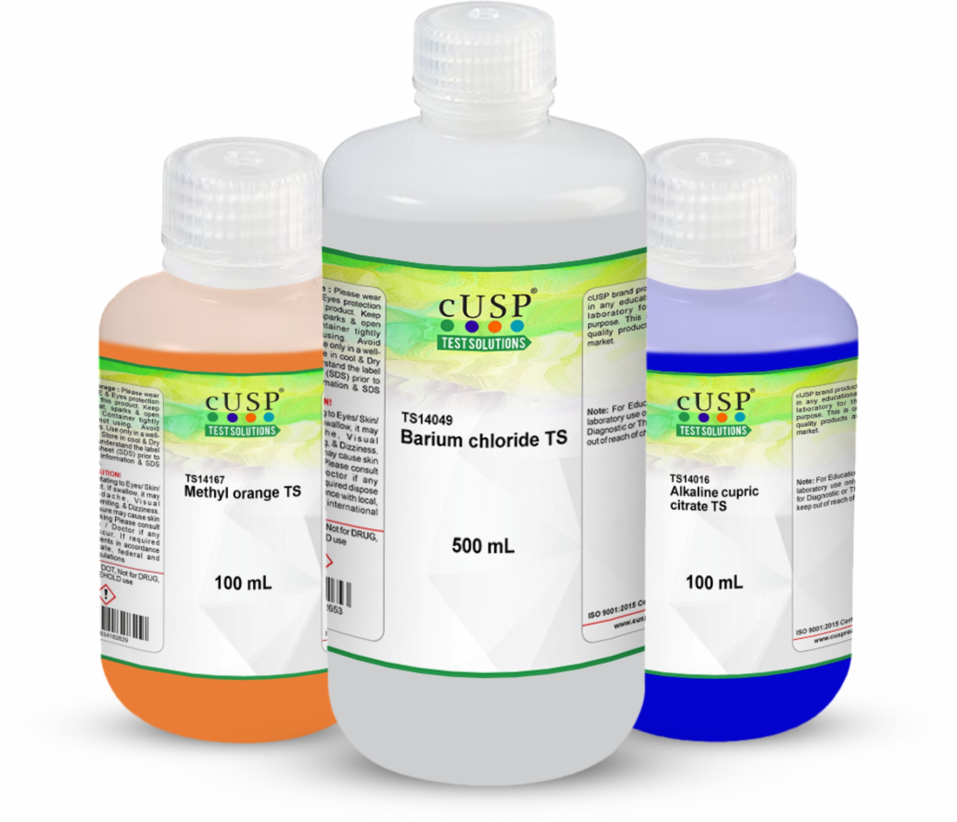 cUSP ready-to-use test solutions